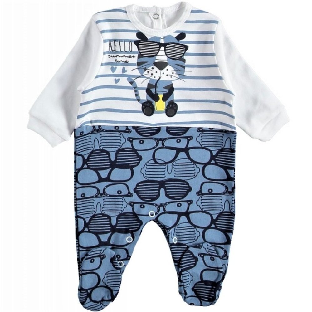 Baby Lion Long-Sleeve Jumpsuit